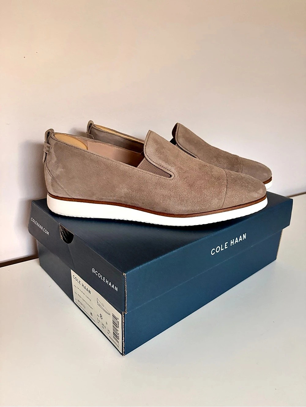 Cole Haan Women’s GA Slip-On Loafer Irish Coffee/Ivory US 8 B